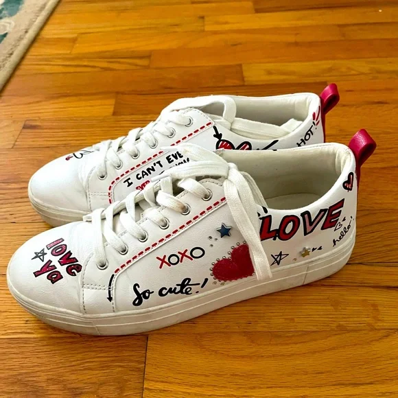 Aldo Shoes Aldo Woman White Sneakers Size Poshmark